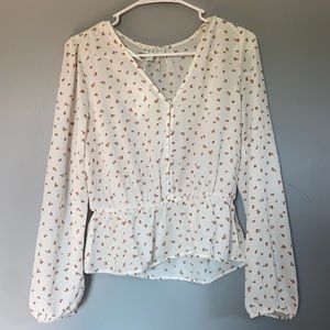 patterned HIPPIE ROSE blouse